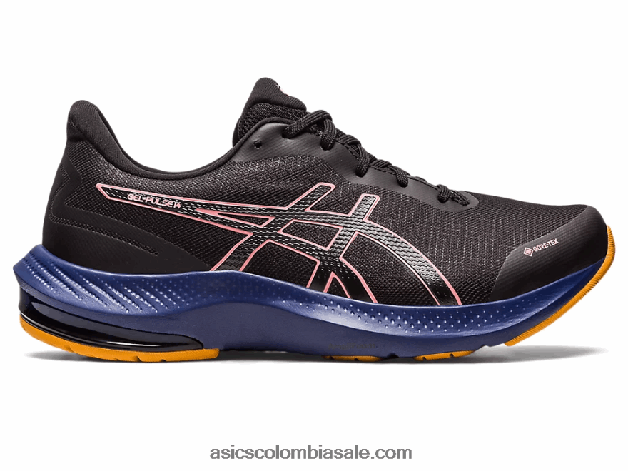 mujer Asics pulso de gel 14 gtx negro/papaya 20X82N2552