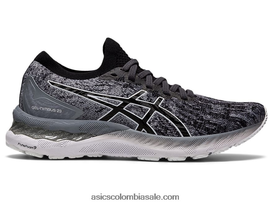 mujer Asics punto gel-nimbus 23 yeso/negro 20X82N3920
