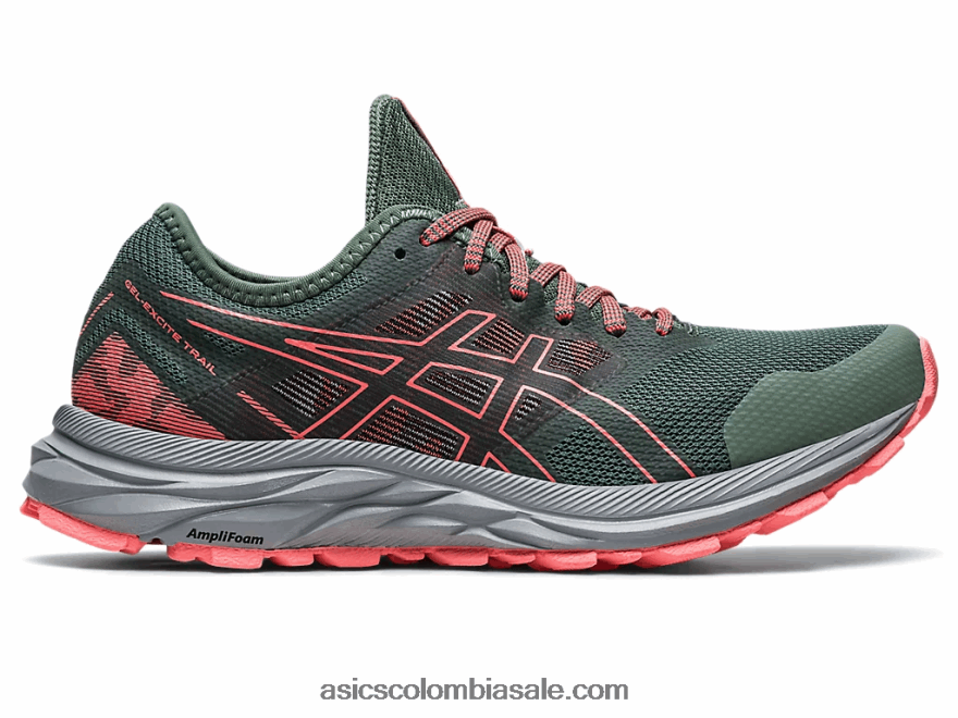 mujer Asics rastro de excitación de gel hiedra/papaya 20X82N2394