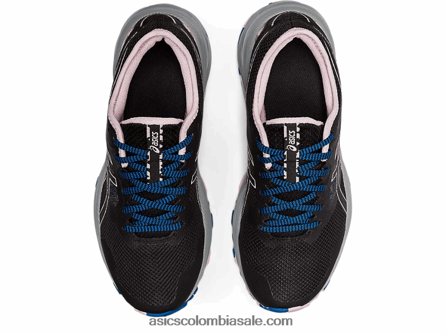 mujer Asics rastro de excitación de gel negro/rosa apenas 20X82N3541