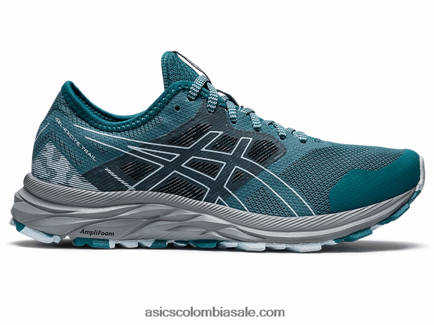 mujer Asics rastro de excitación de gel pino brumoso/cielo suave 20X82N2851