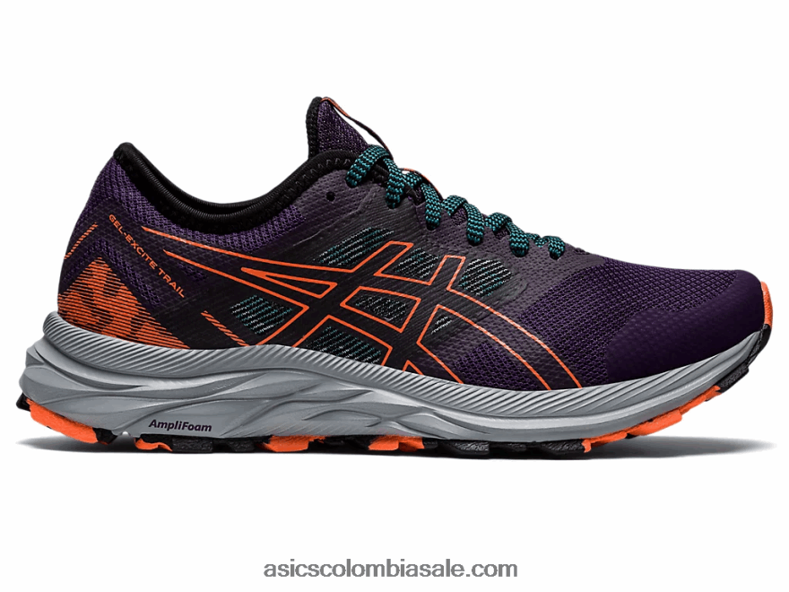 mujer Asics rastro de excitación de gel sombra de noche/naranja nova 20X82N2857