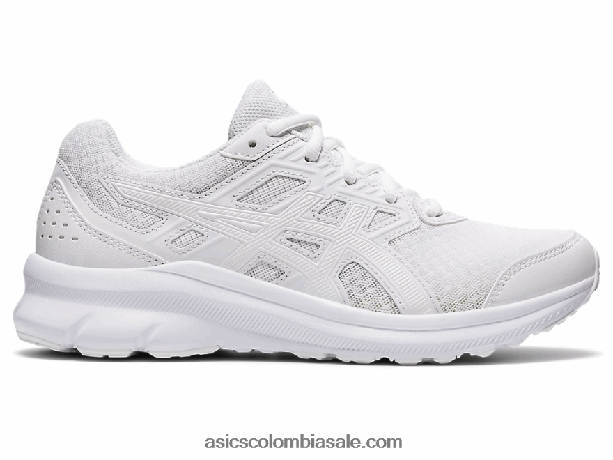 mujer Asics sacudida 3 de ancho blanco 20X82N4003