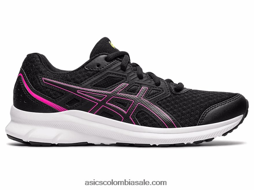 mujer Asics sacudida 3 de ancho negro/rosa intenso 20X82N3552