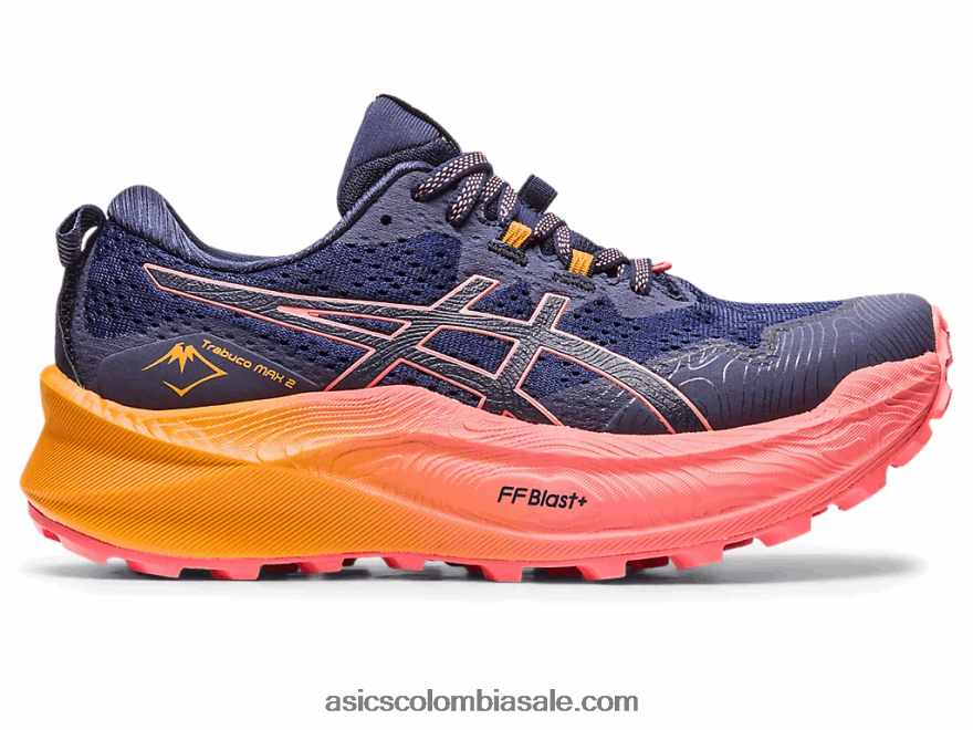 mujer Asics trabuco max 2 medianoche/papaya 20X82N2286