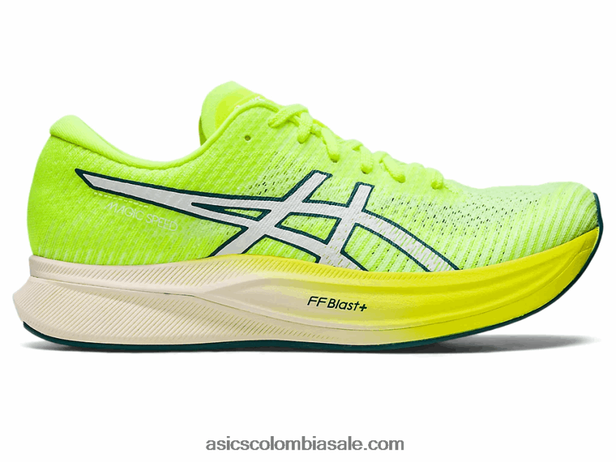 mujer Asics velocidad mágica 2 seguridad amarillo/blanco 20X82N2700