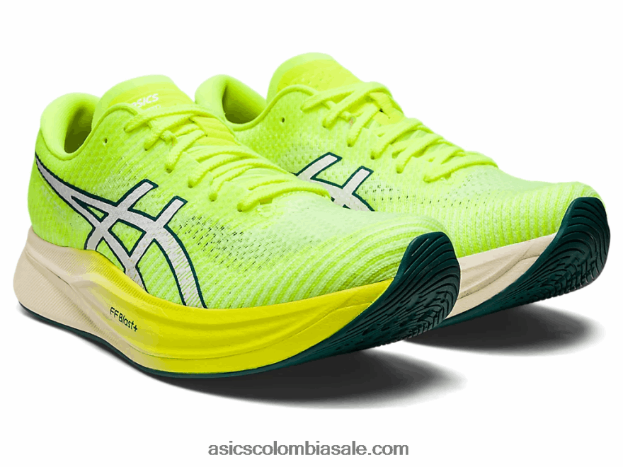 mujer Asics velocidad mágica 2 seguridad amarillo/blanco 20X82N2700