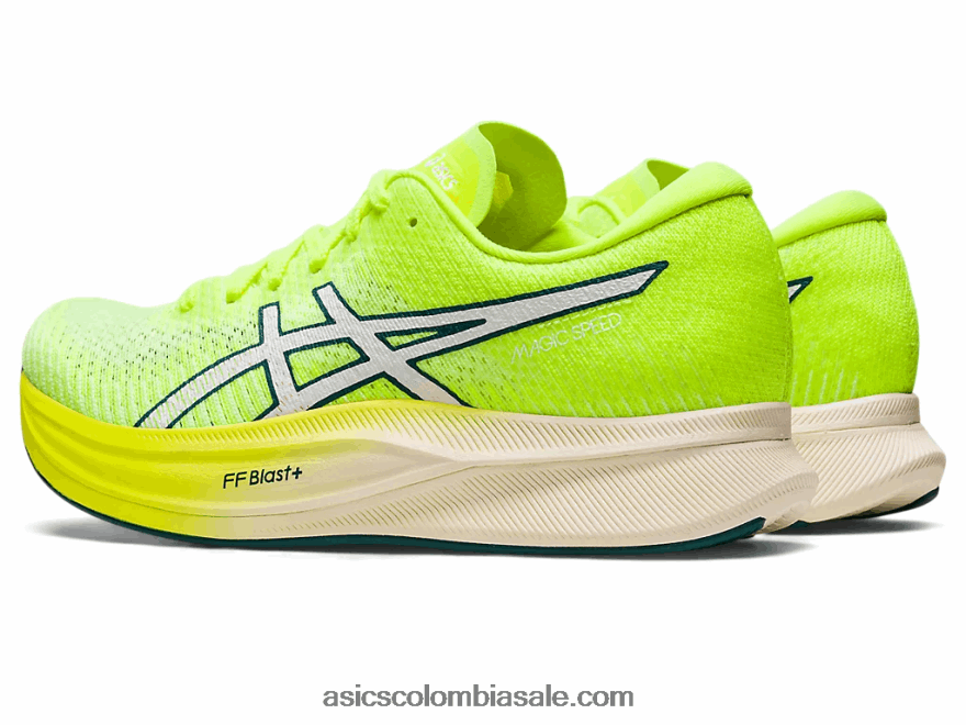 mujer Asics velocidad mágica 2 seguridad amarillo/blanco 20X82N2700