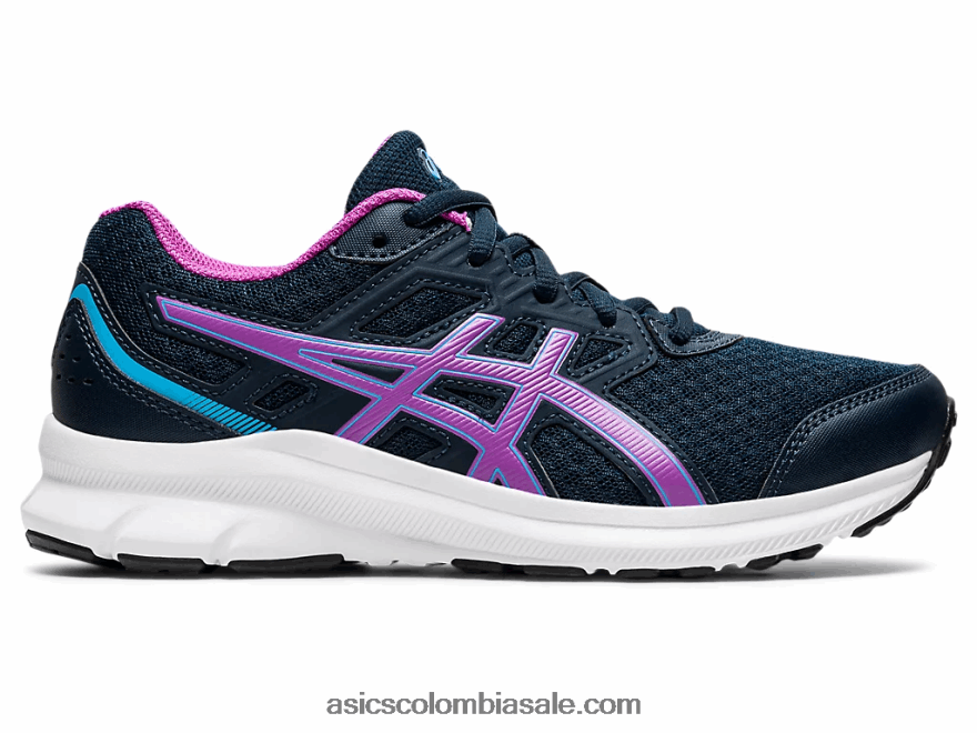 niños Asics Jolt 3 escuela primaria azul francés/uva digital 20X82N4539