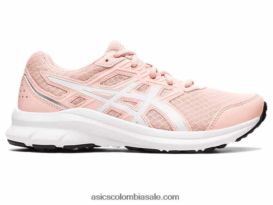 niños Asics Jolt 3 escuela primaria rosa esmerilado/blanco 20X82N4356