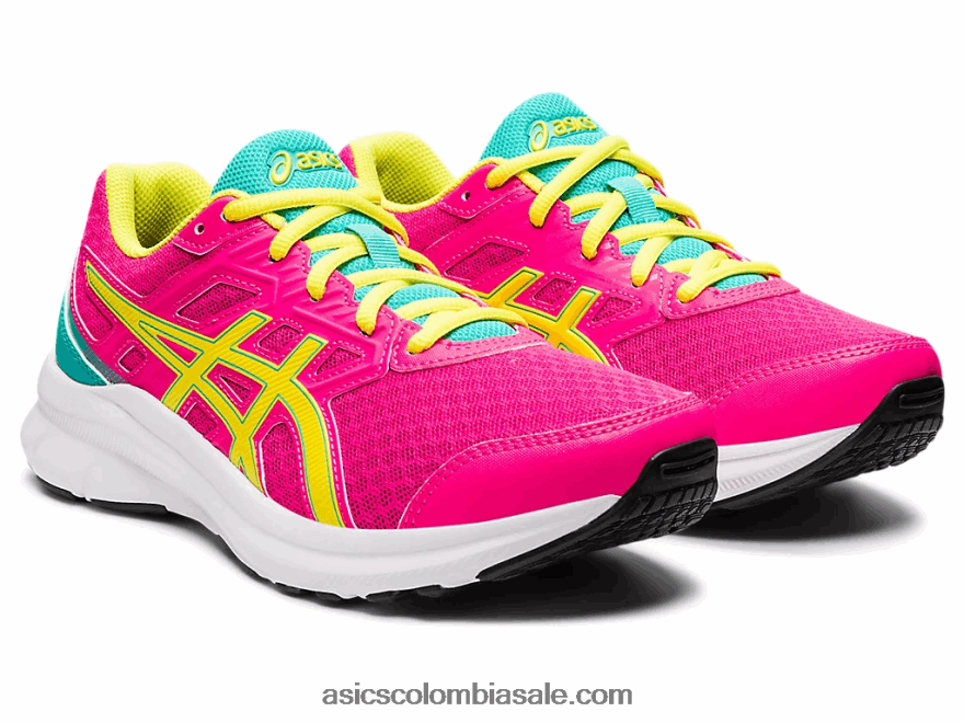 niños Asics Jolt 3 escuela primaria yuzu agridulce rosa 20X82N4490