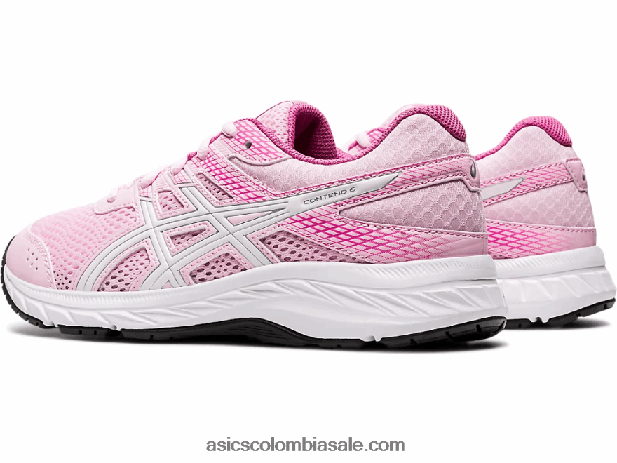 niños Asics competir 6 grado de la escuela algodón de azúcar/blanco 20X82N4566