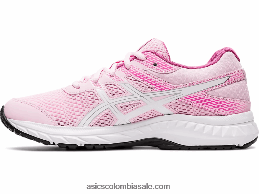 niños Asics competir 6 grado de la escuela algodón de azúcar/blanco 20X82N4566