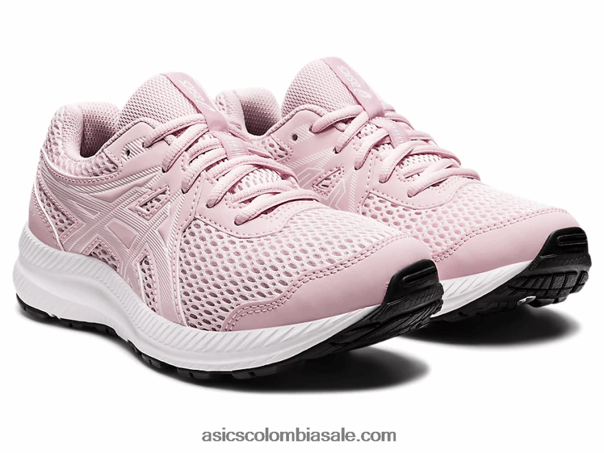 niños Asics competir 7 grado escuela apenas rosa/blanco 20X82N4476