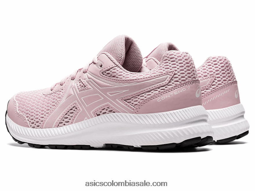 niños Asics competir 7 grado escuela apenas rosa/blanco 20X82N4476