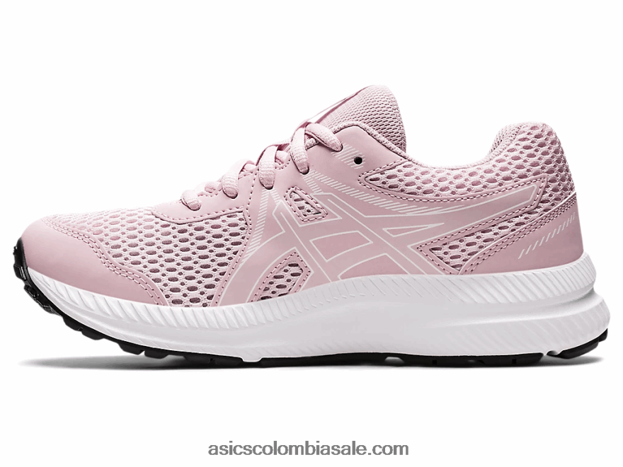 niños Asics competir 7 grado escuela apenas rosa/blanco 20X82N4476