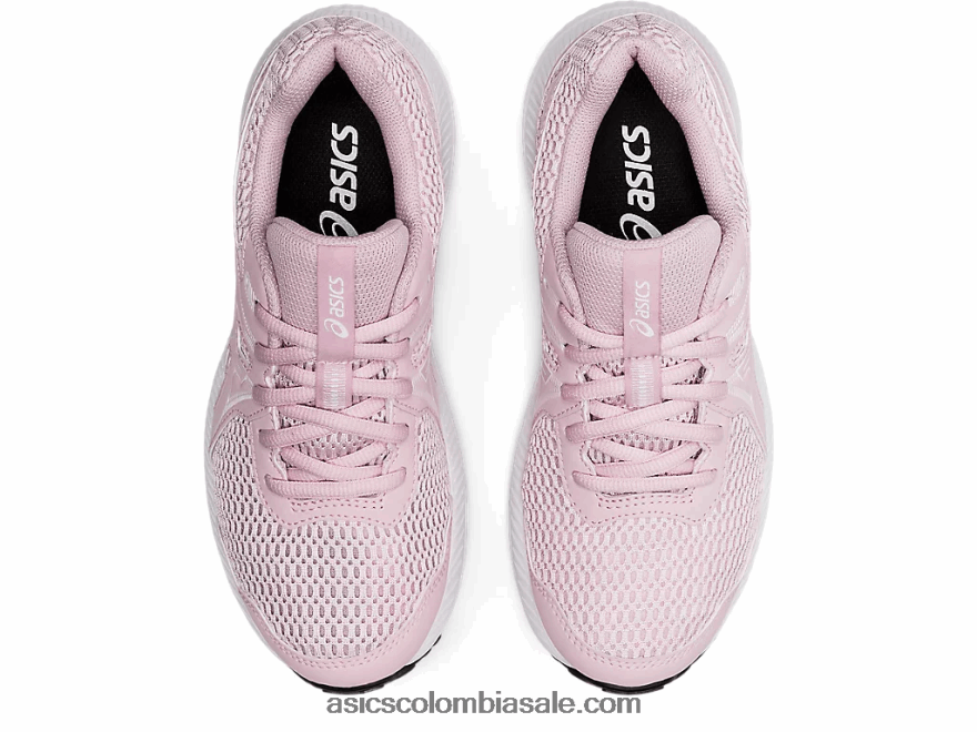 niños Asics competir 7 grado escuela apenas rosa/blanco 20X82N4476