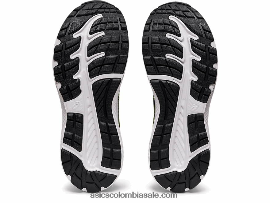 niños Asics competir 7 grado escuela negro/verde peligro 20X82N4486