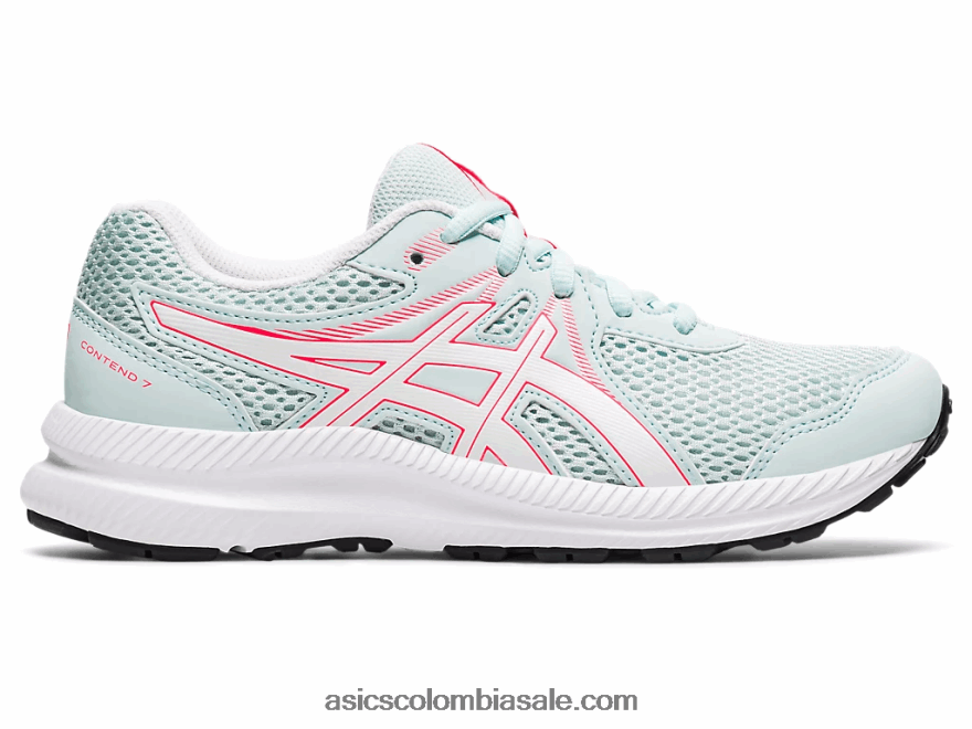 niños Asics competir 7 grado escuela ángel aguamarina/blanco 20X82N4548