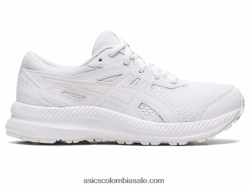 niños Asics competir 8 grado de la escuela blanco 20X82N4332