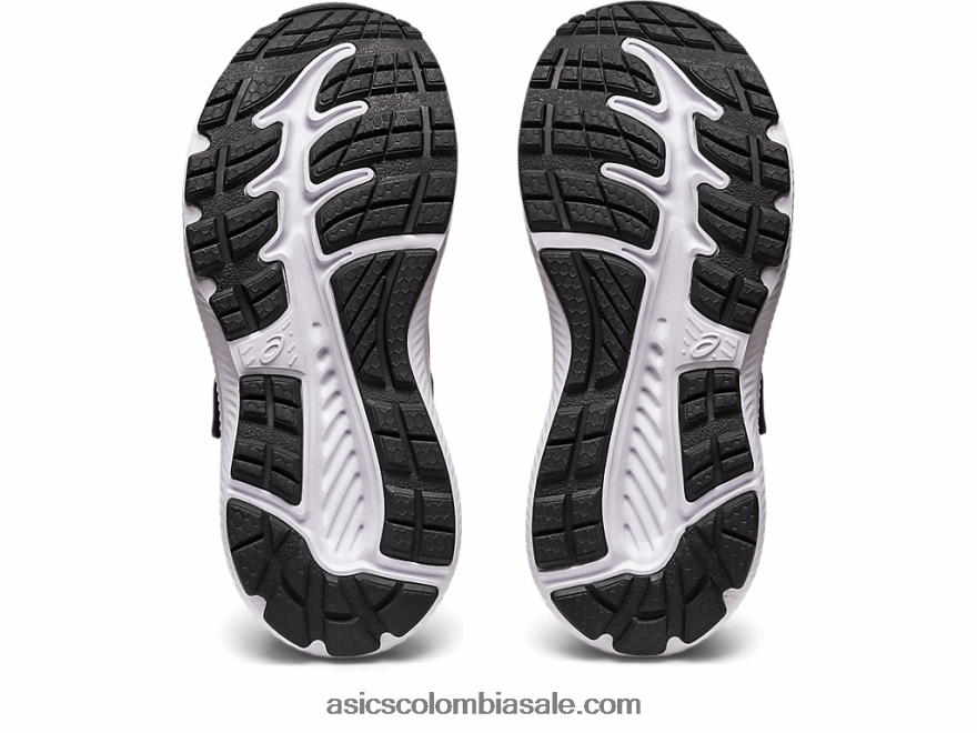 niños Asics contend 8 preescolar negro/papaya 20X82N4249