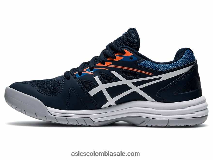 niños Asics escuela de grado 4 upcourt azul francés/blanco 20X82N4425