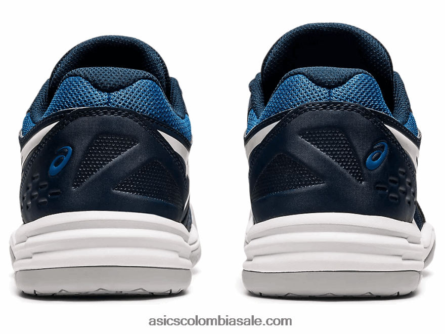 niños Asics escuela de grado 4 upcourt azul francés/blanco 20X82N4425