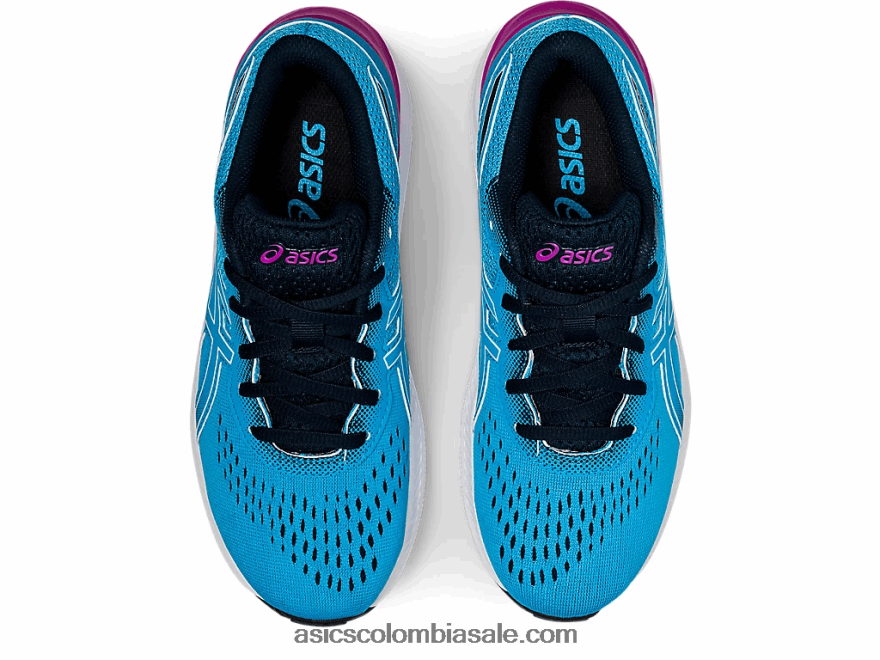 niños Asics escuela gel-excite 8 grado aguamarina digital/blanco 20X82N4528