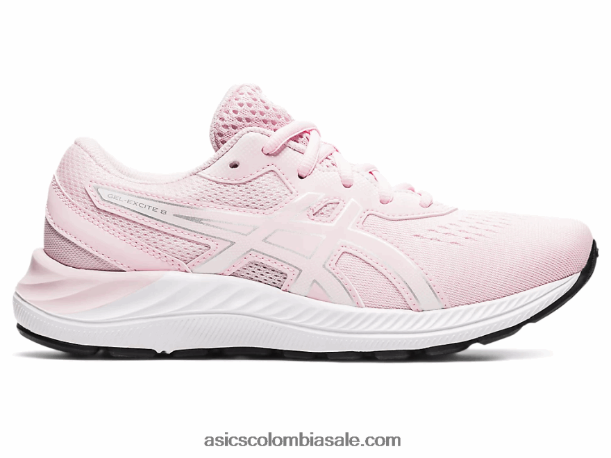 niños Asics escuela gel-excite 8 grado sal rosa/plata pura 20X82N4527