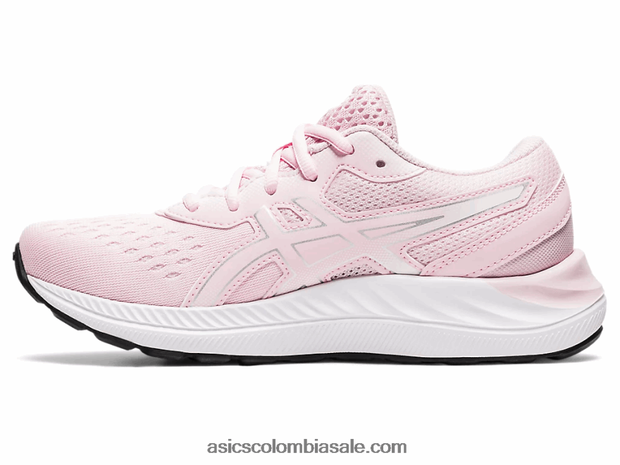 niños Asics escuela gel-excite 8 grado sal rosa/plata pura 20X82N4527
