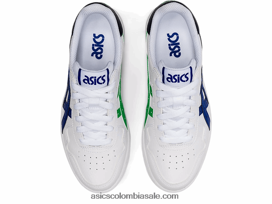 niños Asics escuela primaria de japon blanco/azul mónaco 20X82N4493