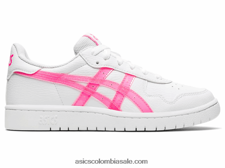 niños Asics escuela primaria de japon blanco/rosa fuerte 20X82N4552