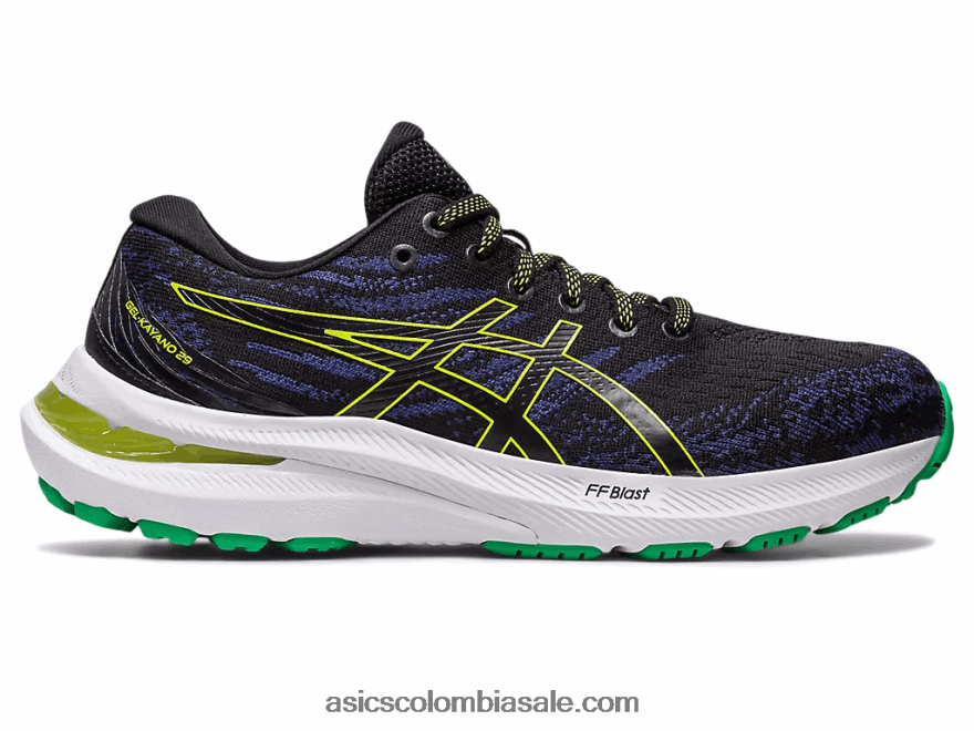 niños Asics escuela primaria gel-kayano 29 ralladura de lima/negra 20X82N4291