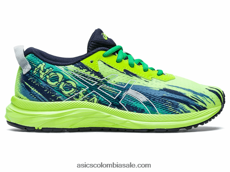 niños Asics escuela primaria gel-noosa tri 13 peligro verde/cielo 20X82N4244