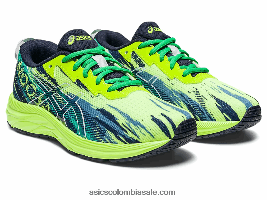 niños Asics escuela primaria gel-noosa tri 13 peligro verde/cielo 20X82N4244