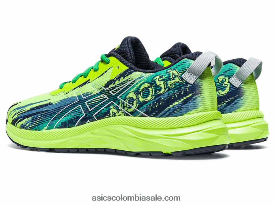 niños Asics escuela primaria gel-noosa tri 13 peligro verde/cielo 20X82N4244