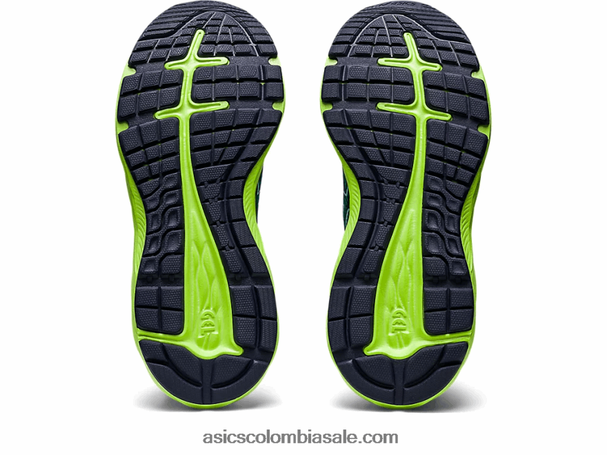 niños Asics escuela primaria gel-noosa tri 13 peligro verde/cielo 20X82N4244