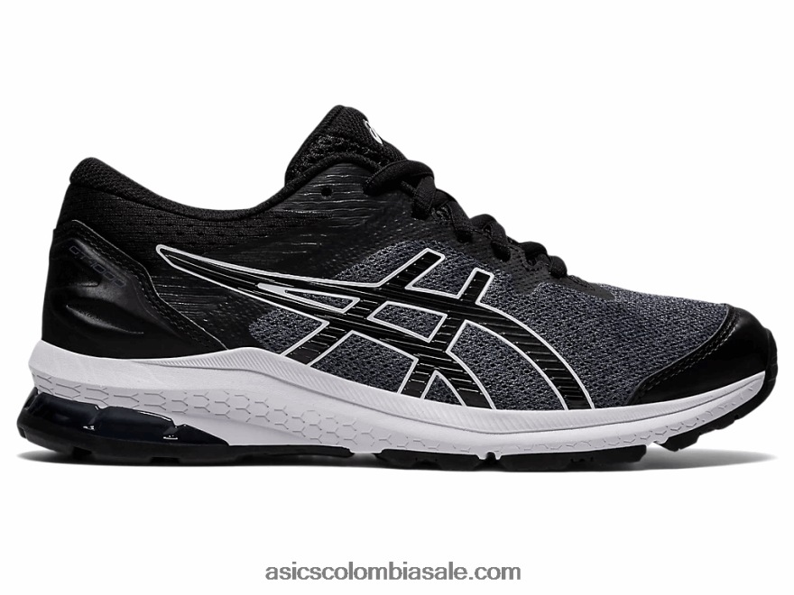 niños Asics escuela primaria gt-1000 10 blanco negro 20X82N4533
