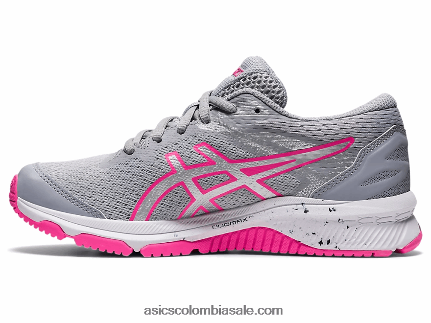 niños Asics escuela primaria gt-1000 10 gris piedmont/plata pura 20X82N4310