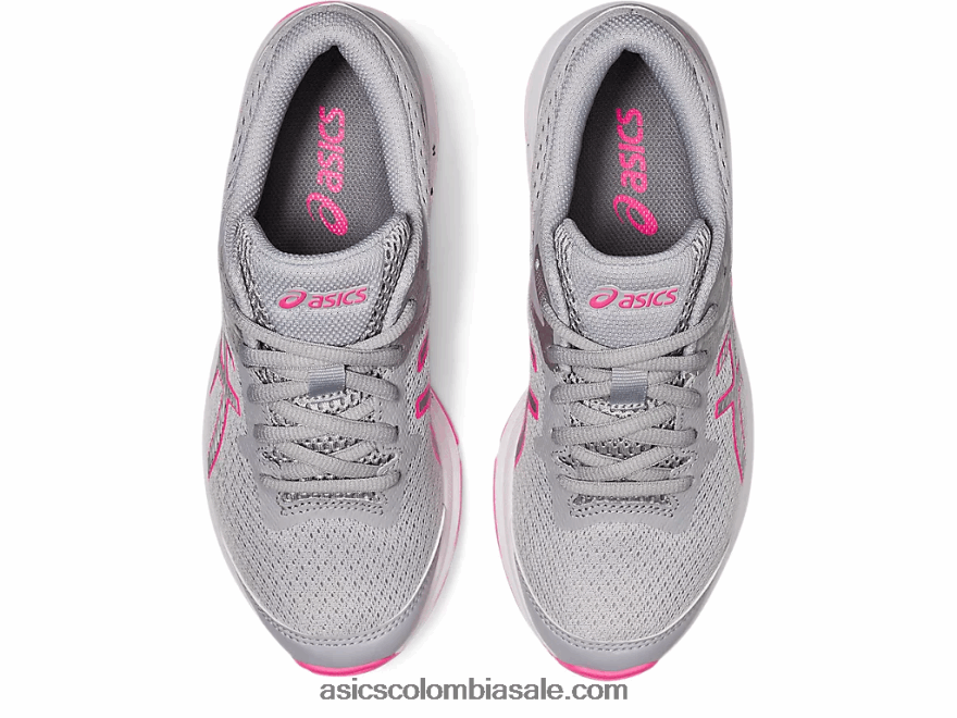 niños Asics escuela primaria gt-1000 10 gris piedmont/plata pura 20X82N4310