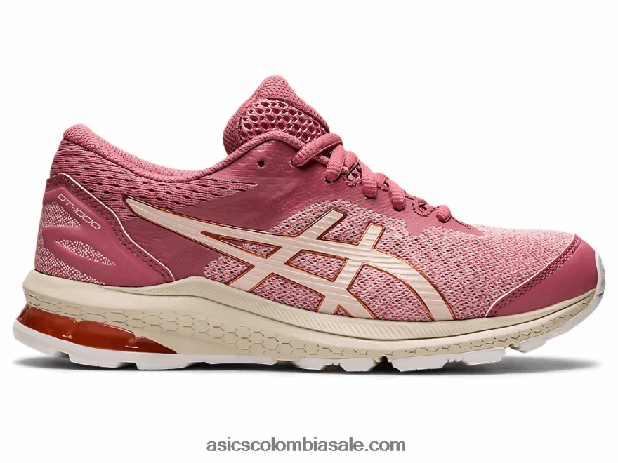 niños Asics escuela primaria gt-1000 10 rosa ahumado/rosa perla 20X82N4503
