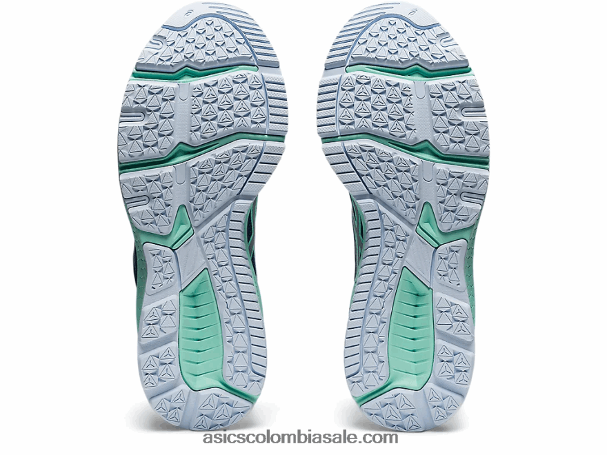 niños Asics escuela primaria gt-1000 10 trueno azul/plata pura 20X82N4434