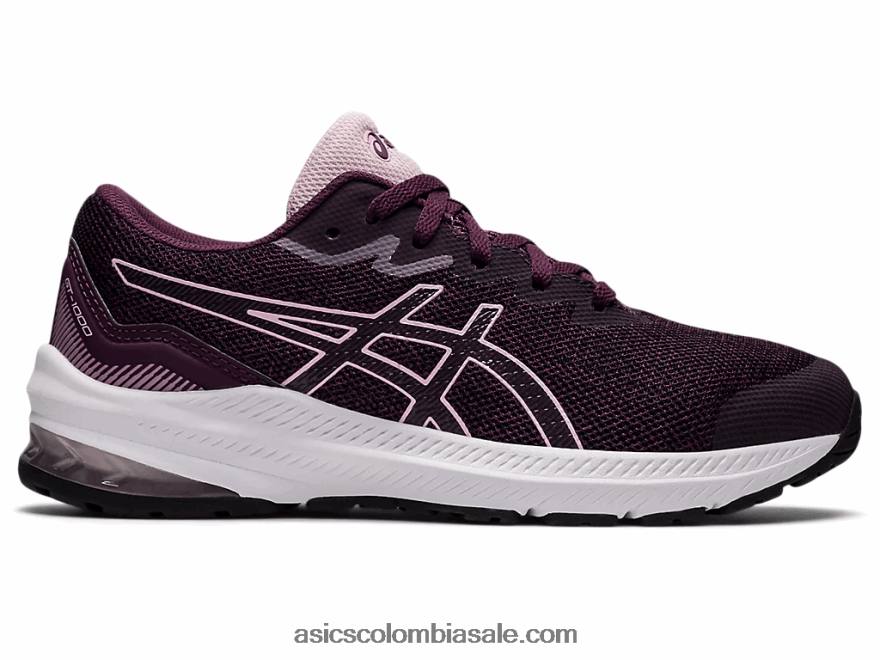 niños Asics escuela primaria gt-1000 11 ciruela profunda/rosa apenas 20X82N4446