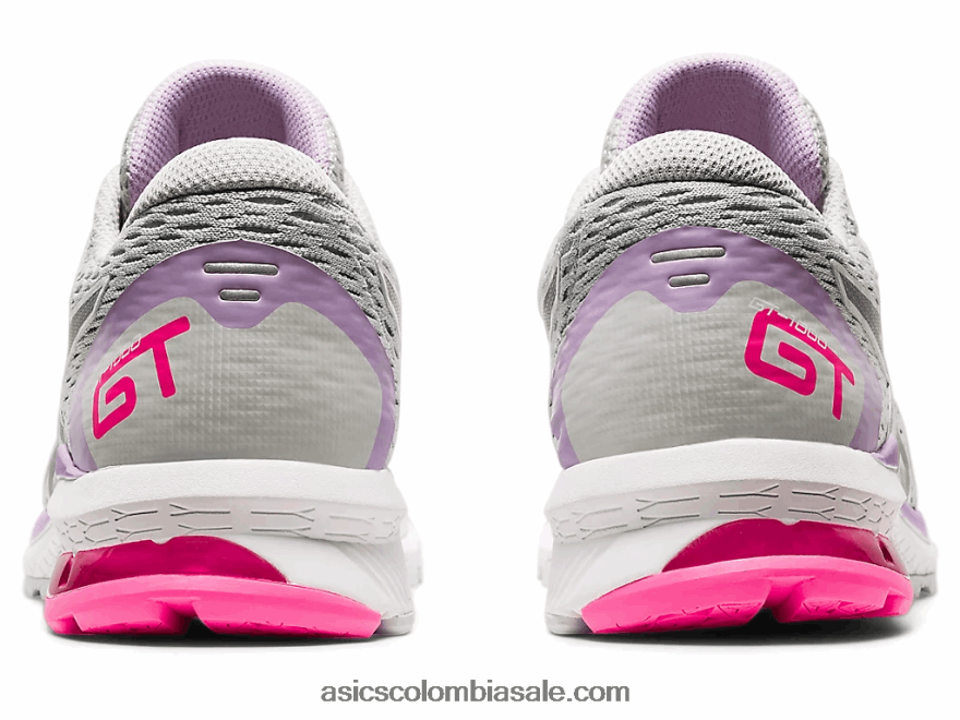 niños Asics escuela primaria gt-1000 9 gris glaciar/plata pura 20X82N4563