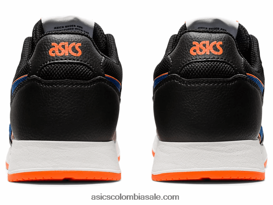 niños Asics escuela primaria lyte clasica negro/azul atun 20X82N4447