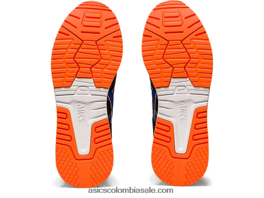 niños Asics escuela primaria lyte clasica negro/azul atun 20X82N4447