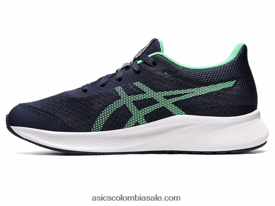 niños Asics escuela primaria patriota 13 medianoche/hoja nueva 20X82N4439