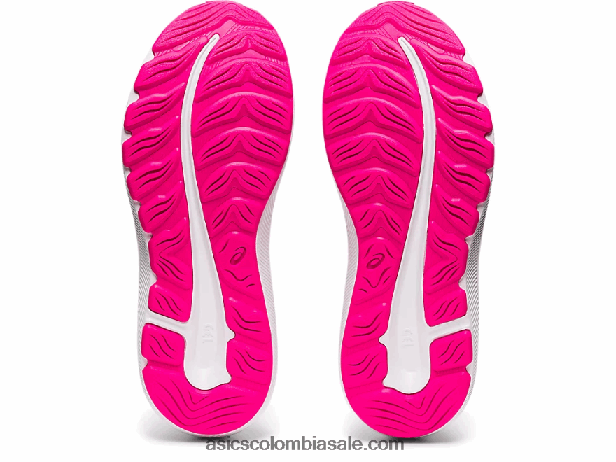 niños Asics gel-excite 9 grado escuela brillo blanco/rosa 20X82N4462