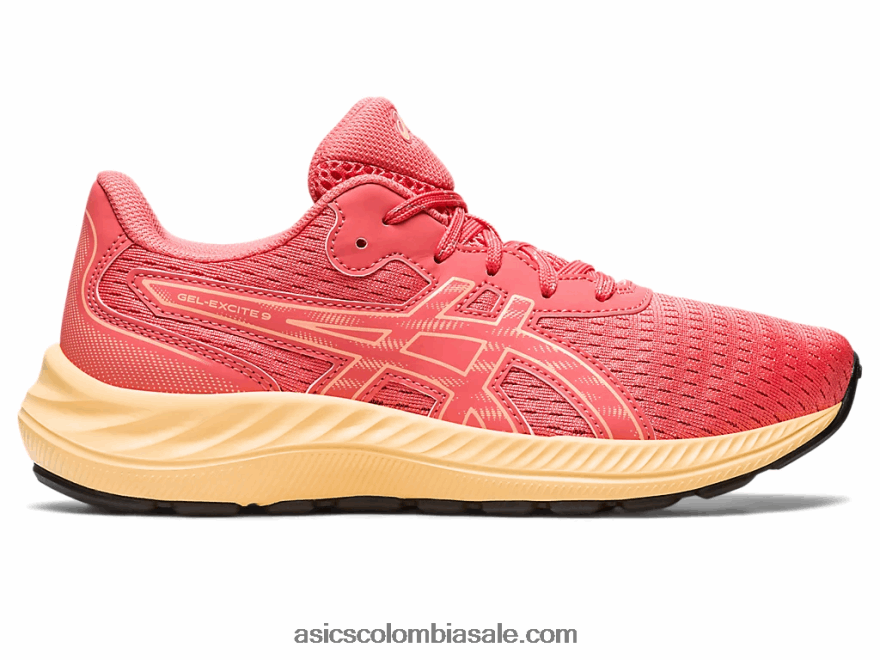 niños Asics gel-excite 9 grado escuela duna de papaya/verano 20X82N4304