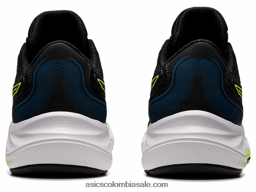 niños Asics gel-excite 9 grado escuela negro/verde peligro 20X82N4507